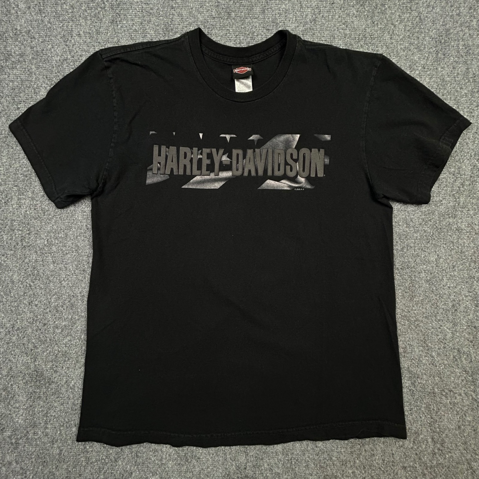 Harley-Davidson T-Shirt Mens Xl Black City Limits Palatine Il Graphic Biker Usa